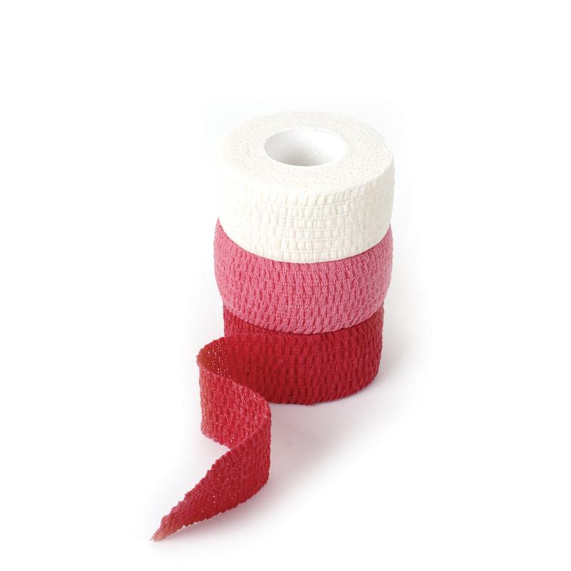 Finger Wraps White/Pink/Red 3 rolls
